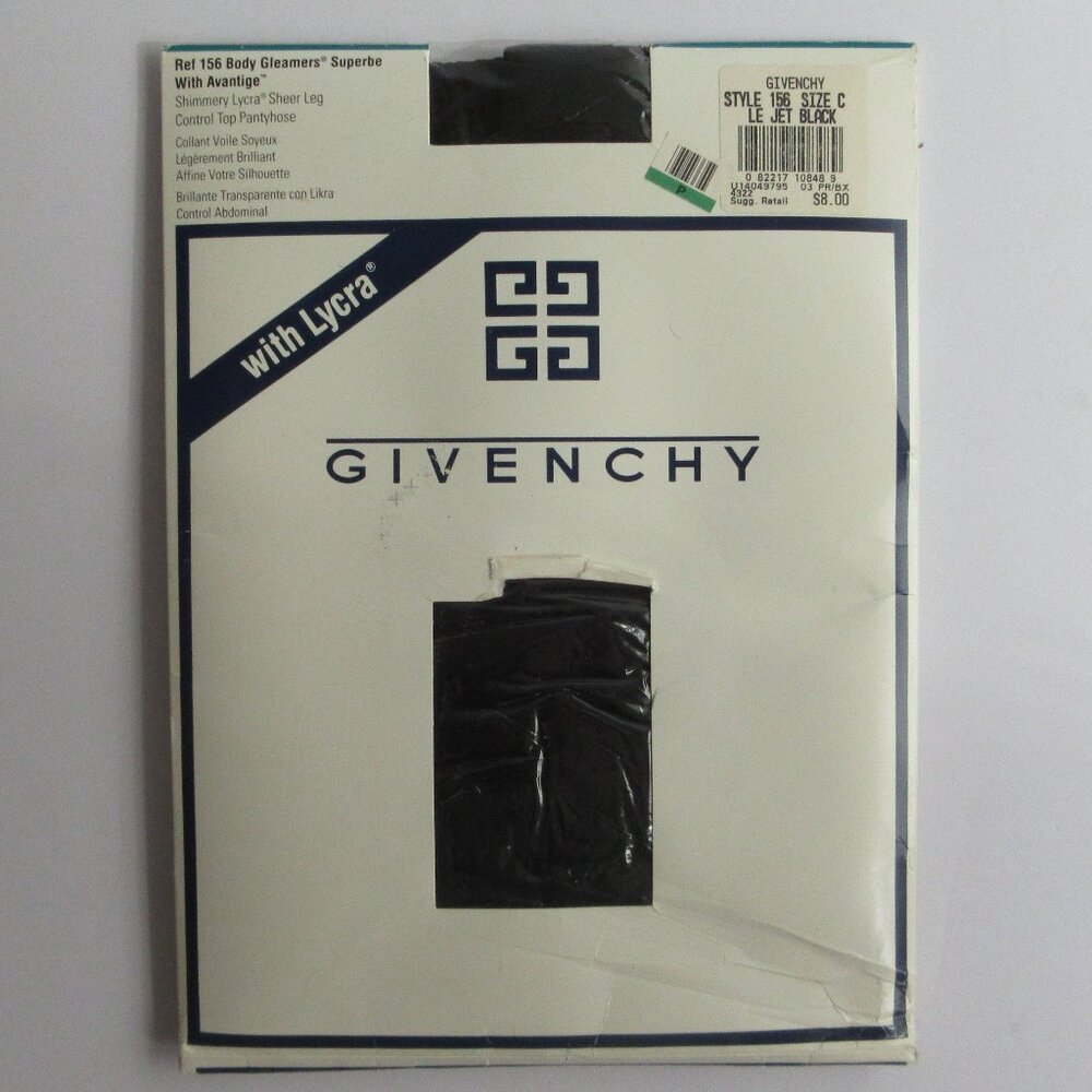 GIVENCHY Body Gleamers 156 Body Gleamers Superbe with Avantige Sz C Le Jet Black